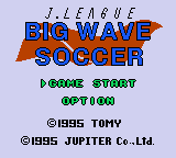 J. League Big Wave Soccer Title Screen